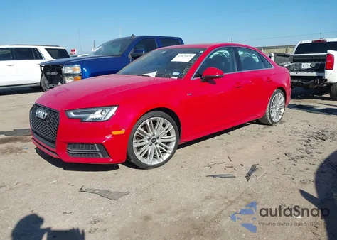 2017 Audi A4 2.0T Premium from USA, damaged, VIN WAUENAF49HN067196